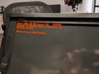 BIOS POST on plasma display