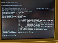 CHKCPU showing AMD Am5x86 at 134 MHz