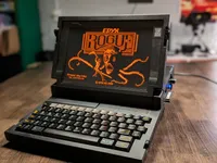 Rogue running on plasma display