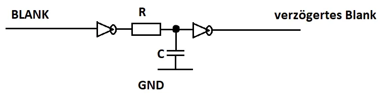 RC delay schematic
